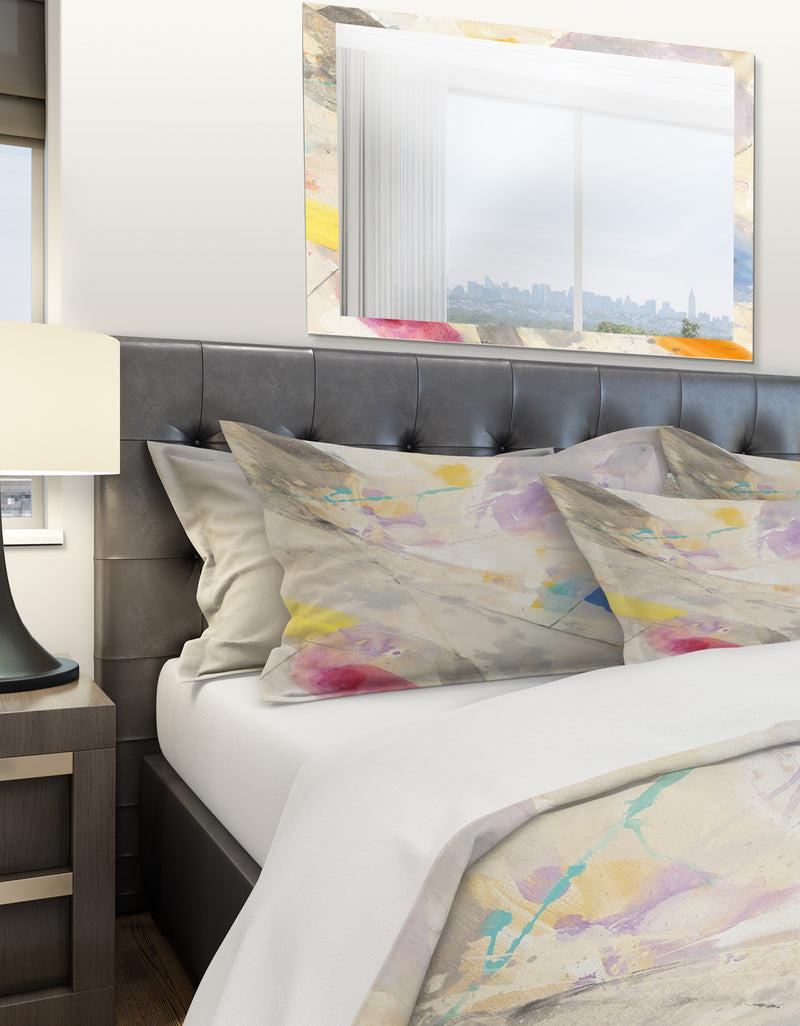 DesignQ Spring Minimalist Confetti I - Geometric Duvet Cover Set