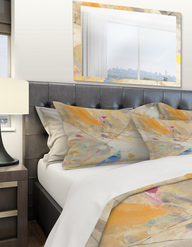 DesignQ Spring Minimalist Confetti II - Geometric Duvet Cover Set