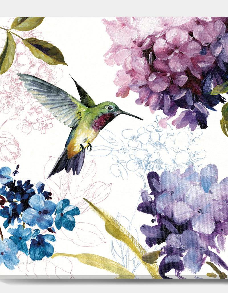 DesignQ Spring Nectar Square II - Traditional Canvas Art