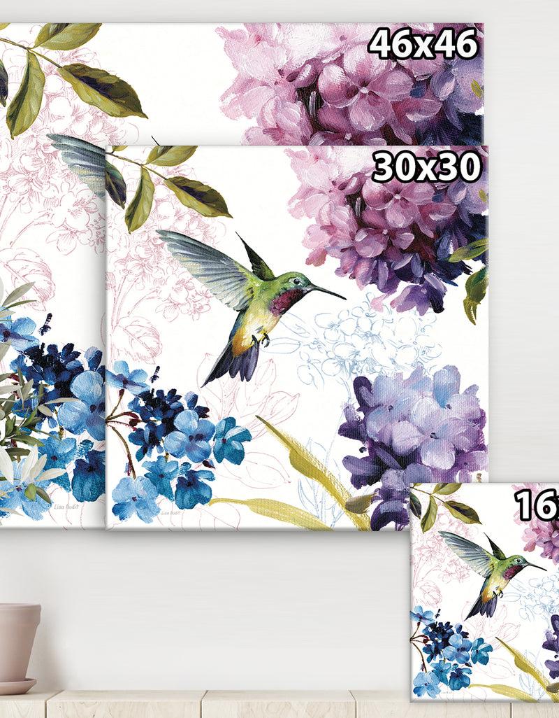 DesignQ Spring Nectar Square II - Traditional Canvas Art