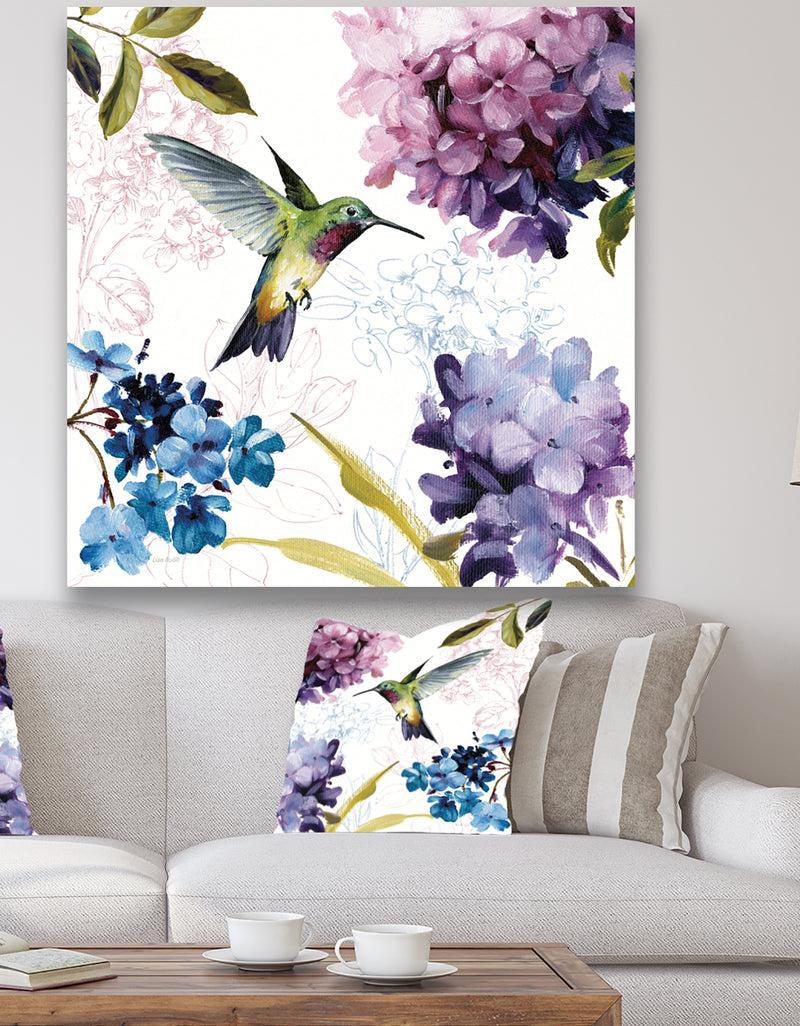 DesignQ Spring Nectar Square II - Traditional Canvas Art