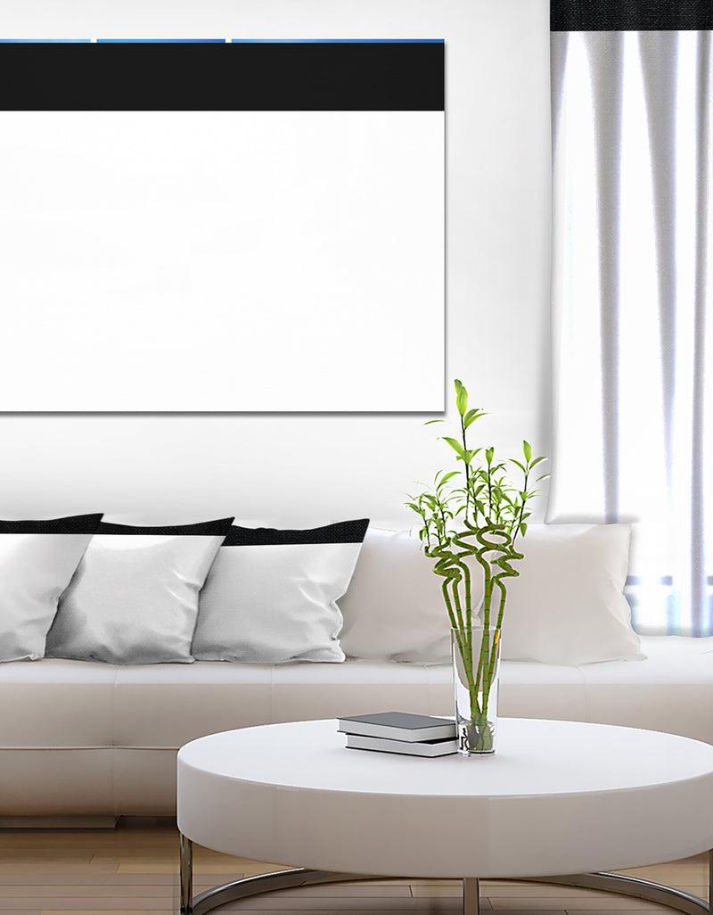 DesignQ Spring Tulips Collage - Modern Floral Large Canvas Art