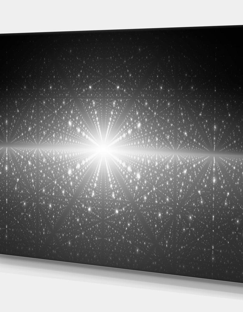 DesignQ Stardust And Bright Shining Stars'Extra Large Abstract Canvas Art Print