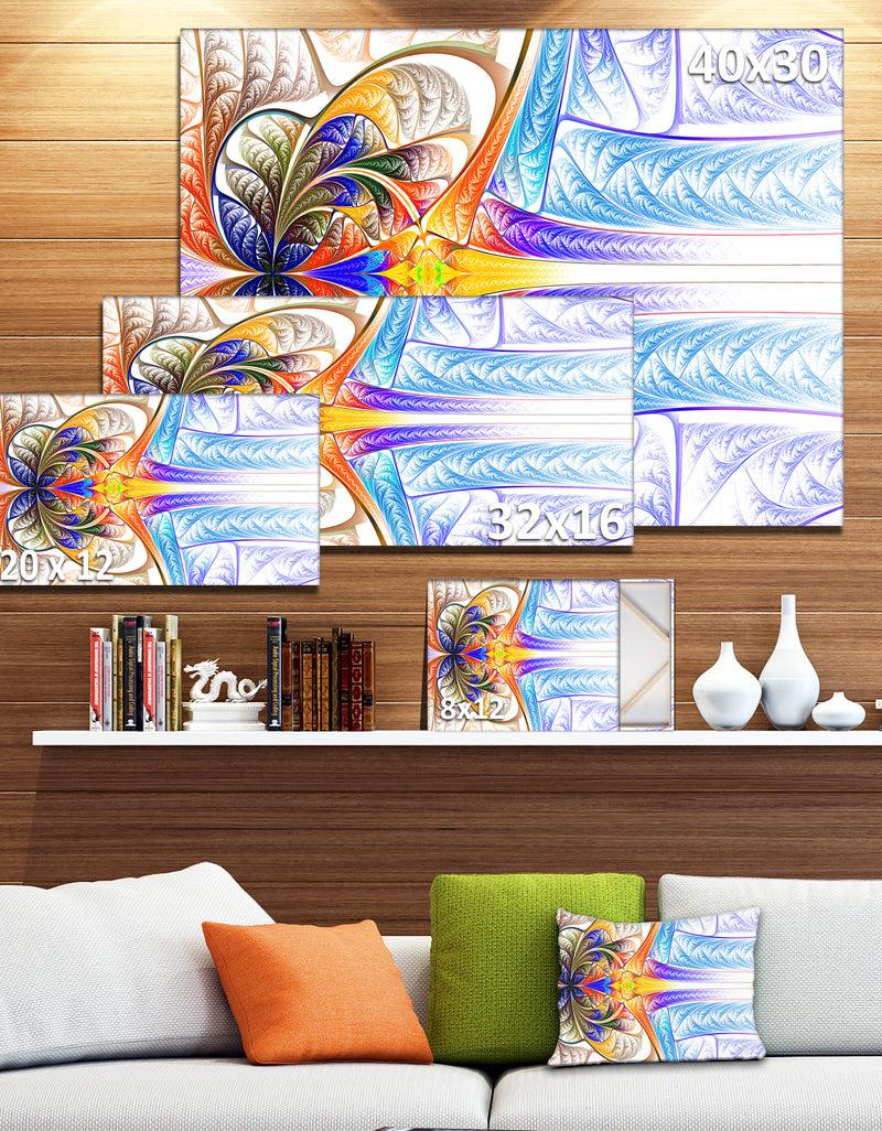 DesignQ Strange Fractal Desktop Wallpaper - Abstract Digital Canvas Print