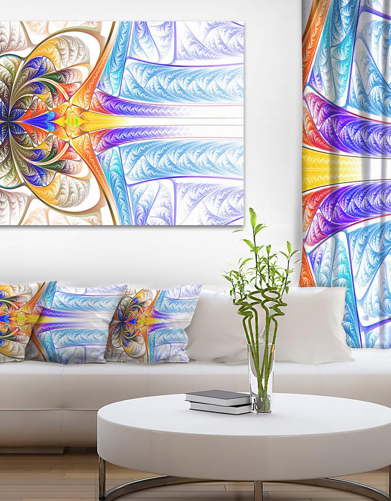 DesignQ Strange Fractal Desktop Wallpaper - Abstract Digital Canvas Print