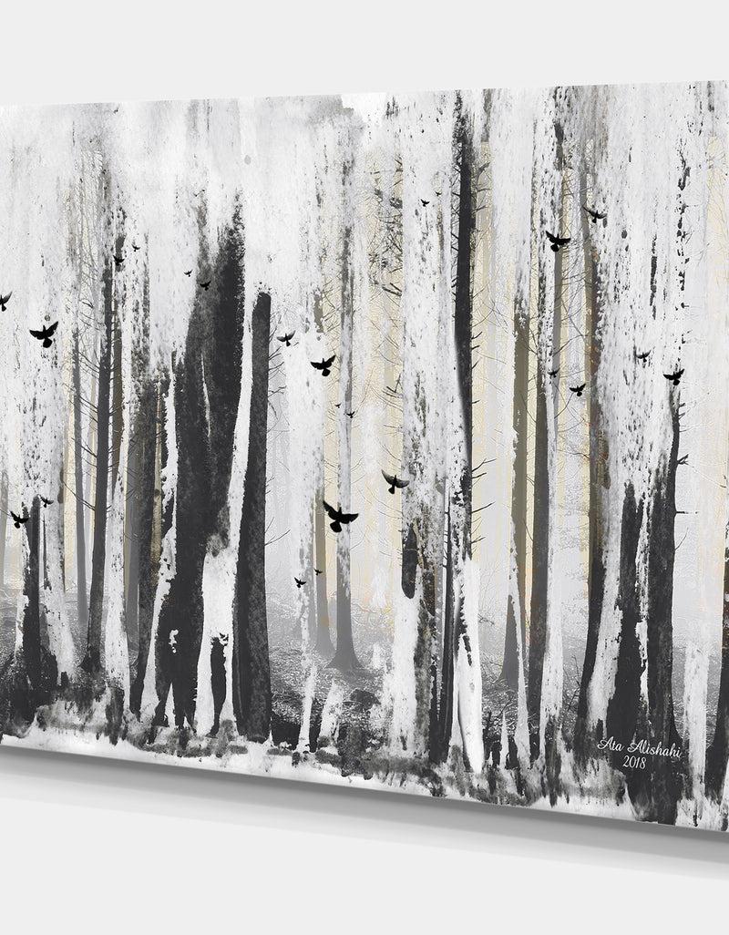 DesignQ Strange World - Cottage Gallery-wrapped Canvas