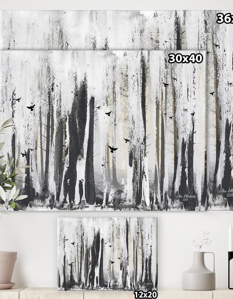 DesignQ Strange World - Cottage Gallery-wrapped Canvas