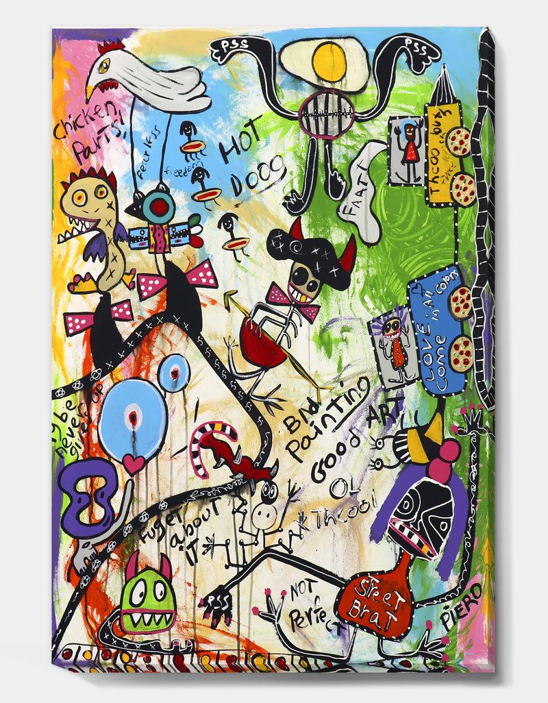DesignQ Street Brat - Modern & Contemporary Canvas Artwork