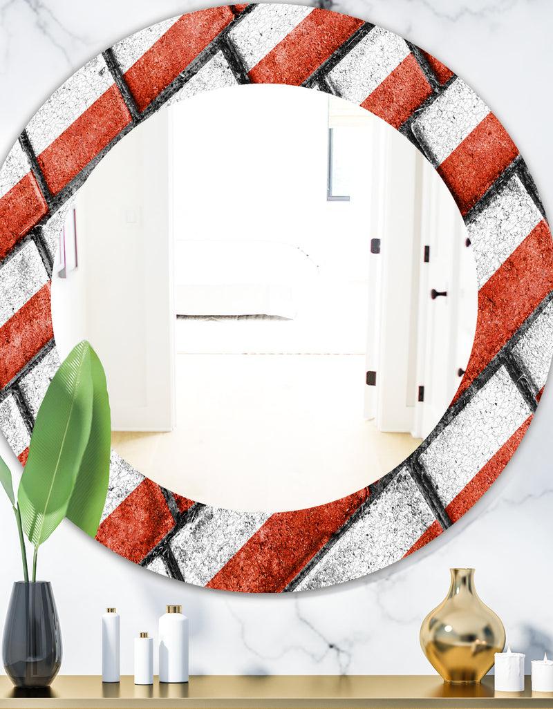 DesignQ Streetwalk - Modern Mirror - Oval or Round Wall Mirror