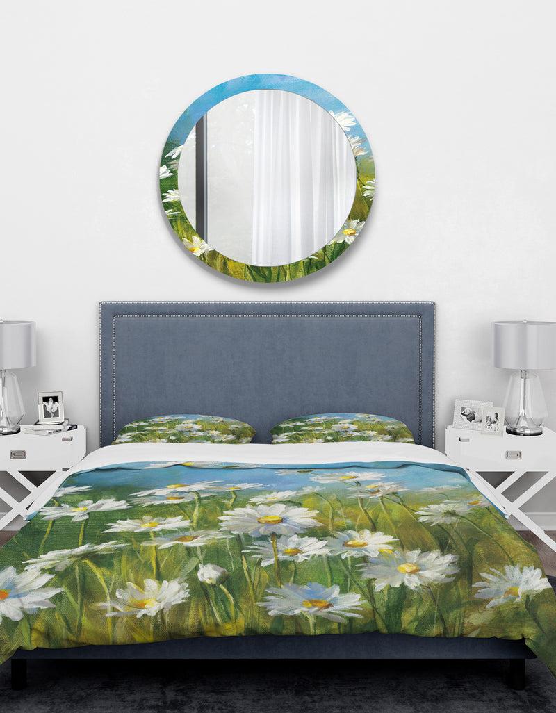 DesignQ Summer Field II - Traditional Duvet Cover Set