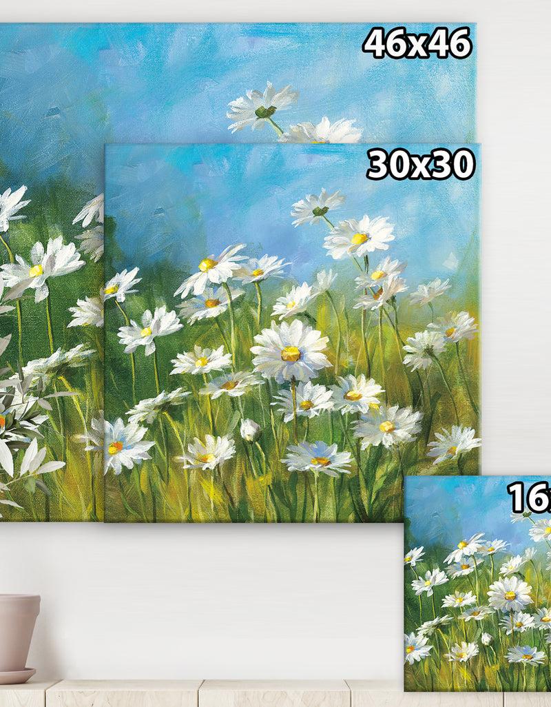 DesignQ Summer Field II - Traditional Premium Canvas Wall Art