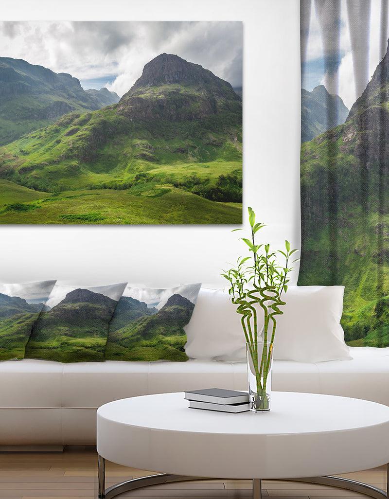 DesignQ Summer in Scotland - Landscape Photo Canvas Print