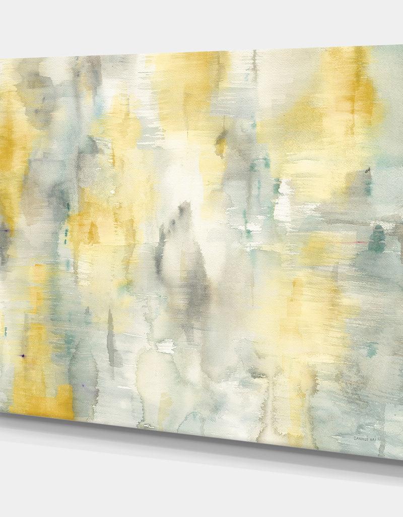 DesignQ Summer Shower - Traditional Gallery-wrapped Canvas