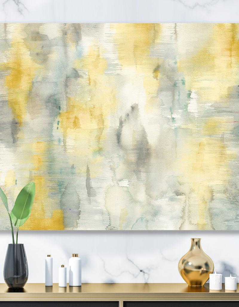 DesignQ Summer Shower - Traditional Gallery-wrapped Canvas