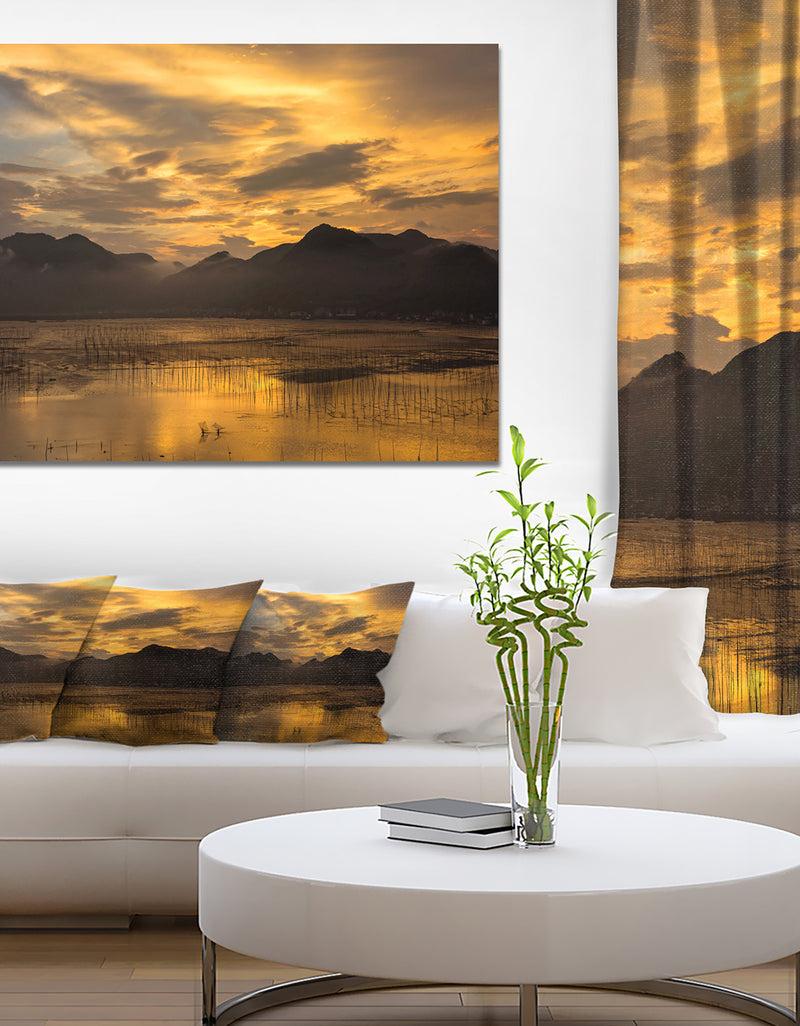 DesignQ Sunrise in Xiapu County - Landscape Photo Canvas Print