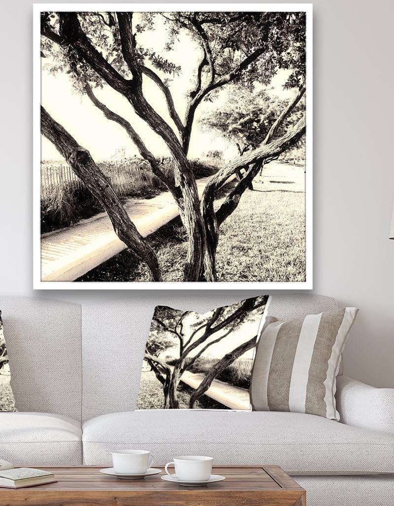 DesignQ Sunshine At The Beach - Cottage Canvas Art Print