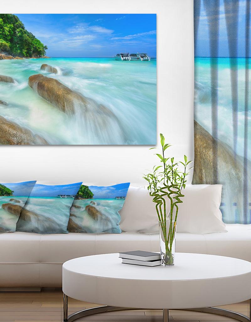 DesignQ Tachai Island in Thailand Landscape - Photo Canvas Print