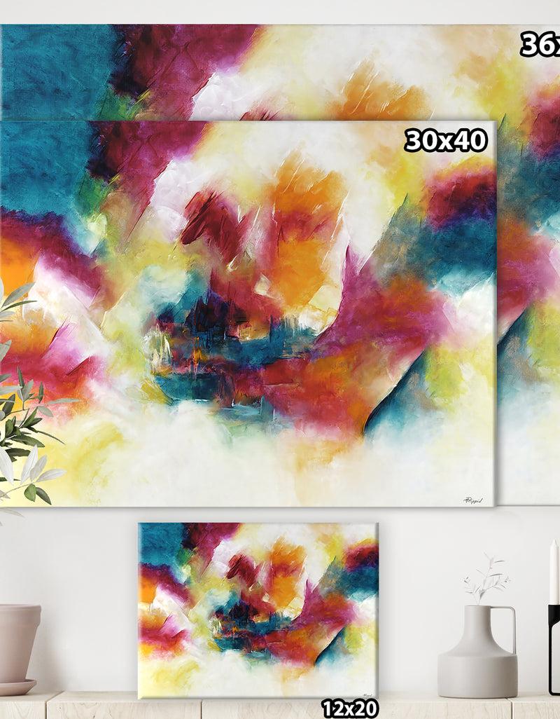 DesignQ Taking Center Stage - Modern & Contemporary Gallery-wrapped Canvas