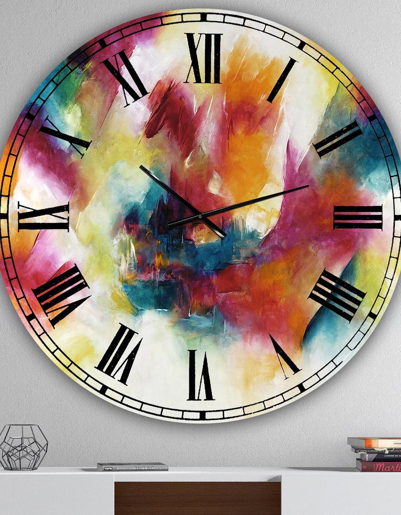 DesignQ Taking Center Stage - Oversized Modern Wall Clock