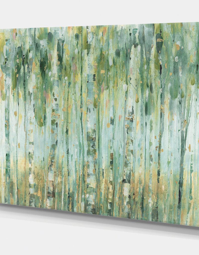 DesignQ The Birch Forest II - Traditional Canvas Artwork