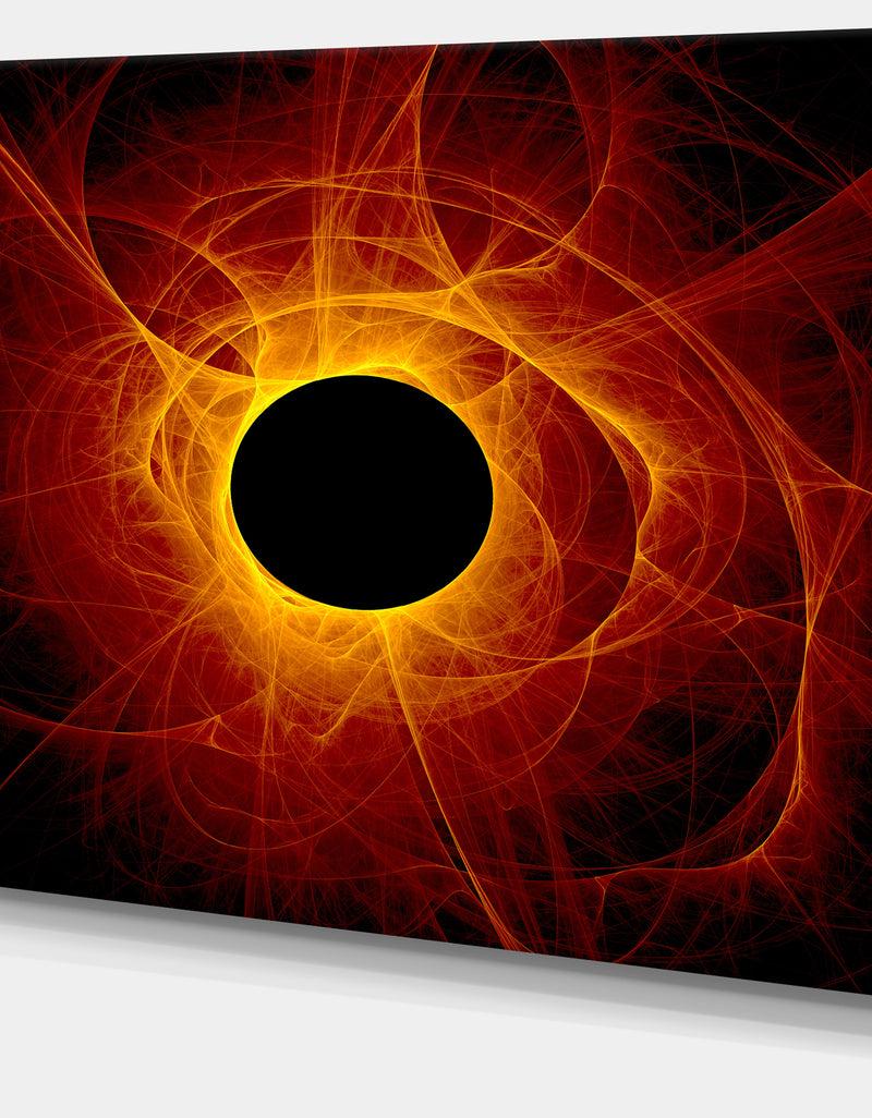 DesignQ The Eye Of God Digital Art - Abstract Wall Art Canvas