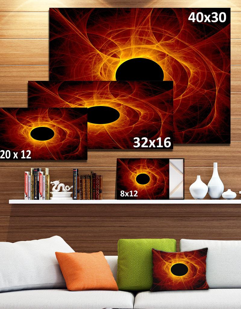 DesignQ The Eye Of God Digital Art - Abstract Wall Art Canvas