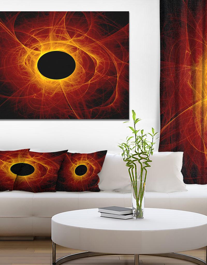 DesignQ The Eye of God Digital Art - Abstract Wall Art Canvas