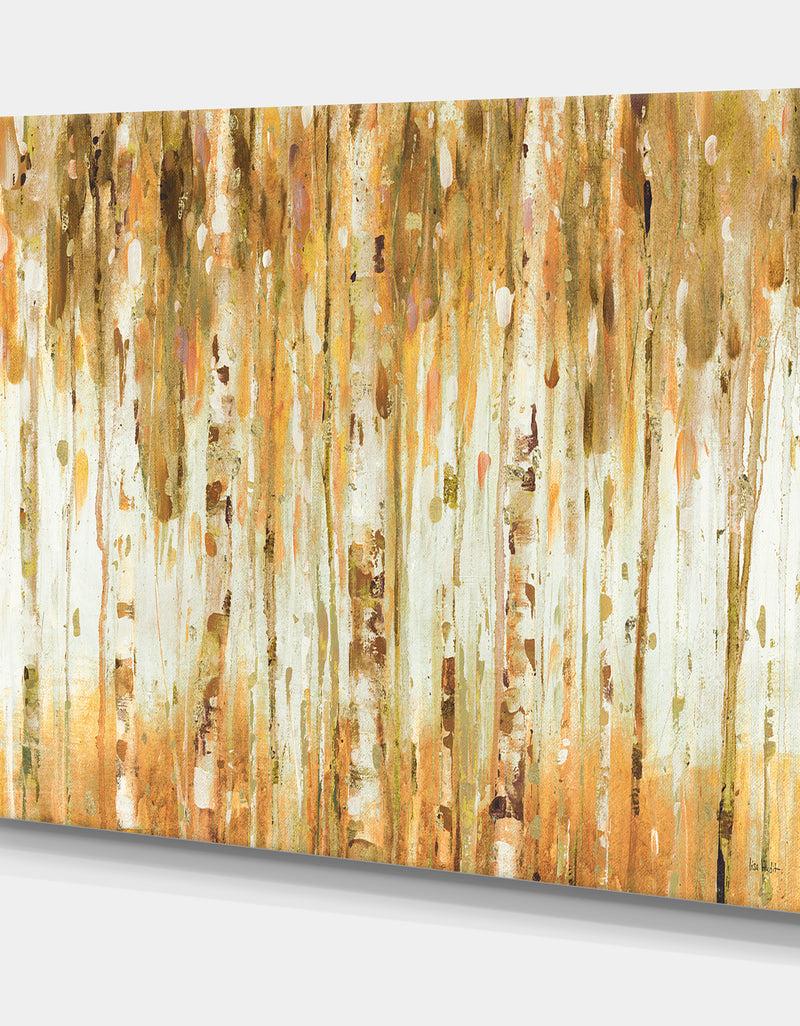 DesignQ The Forest I Fall Crop - Glam Premium Canvas Wall Art