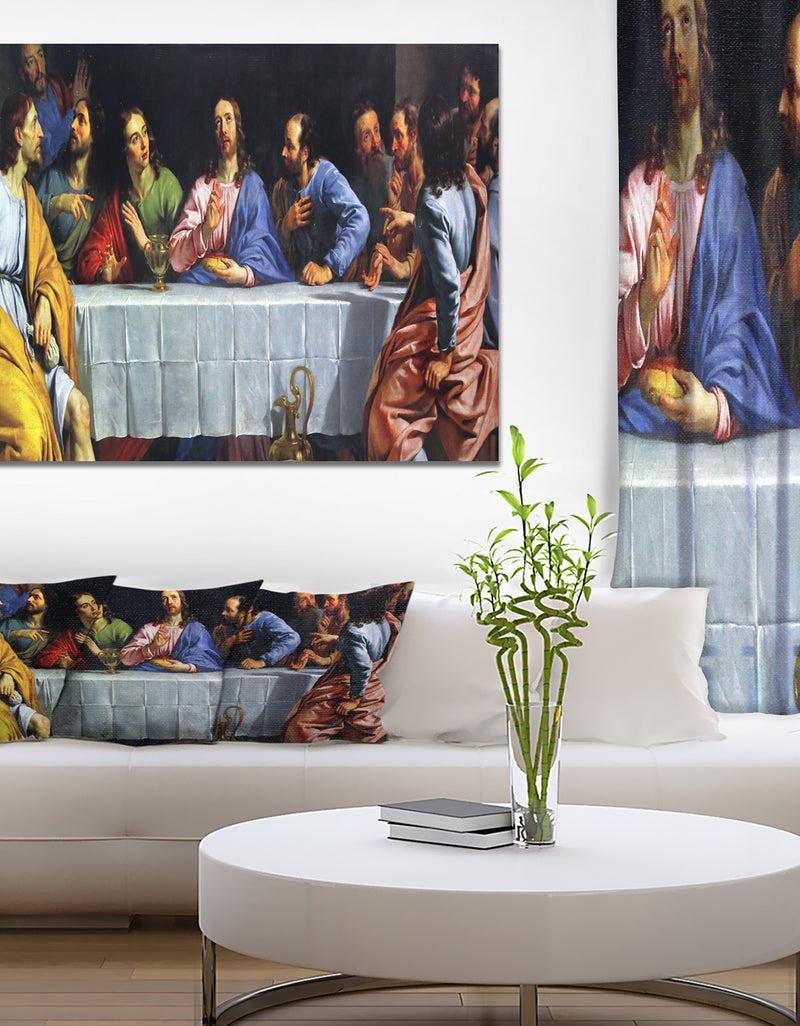 DesignQ The Last Supper - Religious Art on wrapped canvas