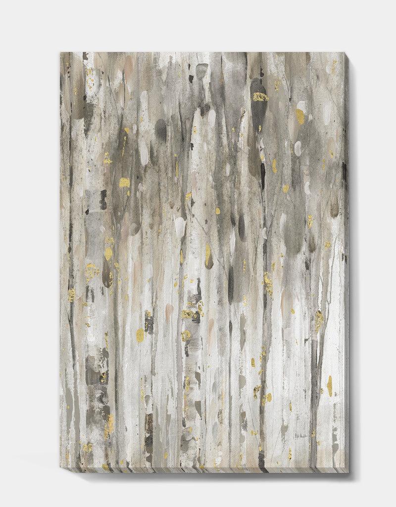 DesignQ The Modern Grey Forest III - Farmhouse Canvas Art