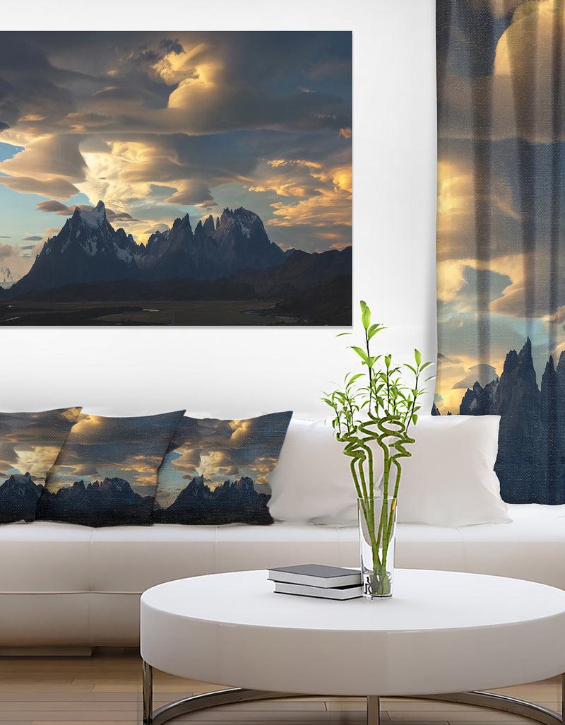 DesignQ Torres del Paine National Park - Landscape Artwork Canvas