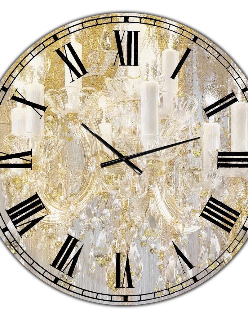 DesignQ Treasured Cottage - Oversized Fashion Wall Clock