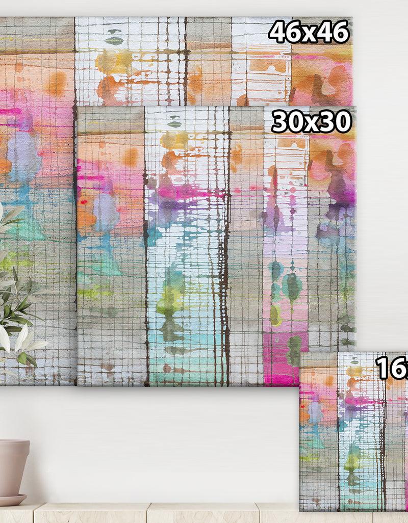 DesignQ Tree Trunk Reach Magic - Mid-Century Modern Gallery-wrapped Canvas