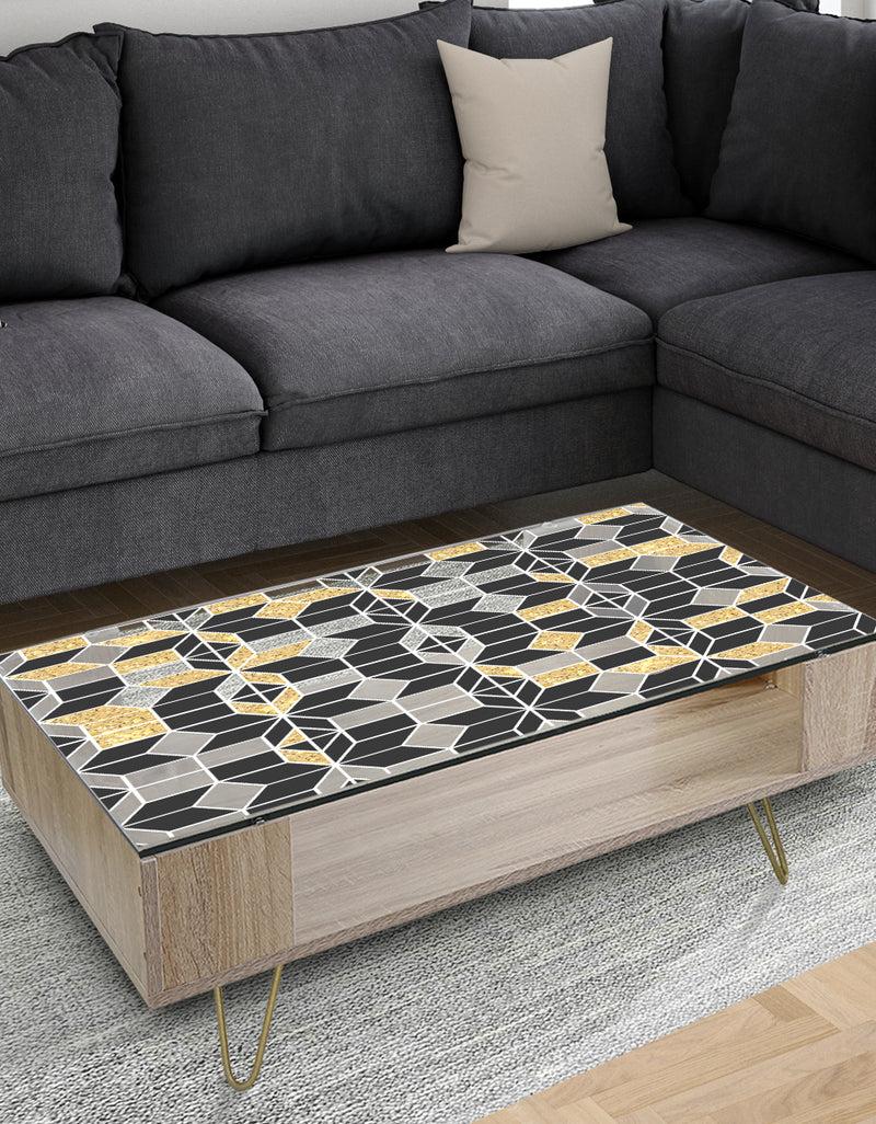 DesignQ Triangular Diamond Universe 1 - Modern Coffee Table
