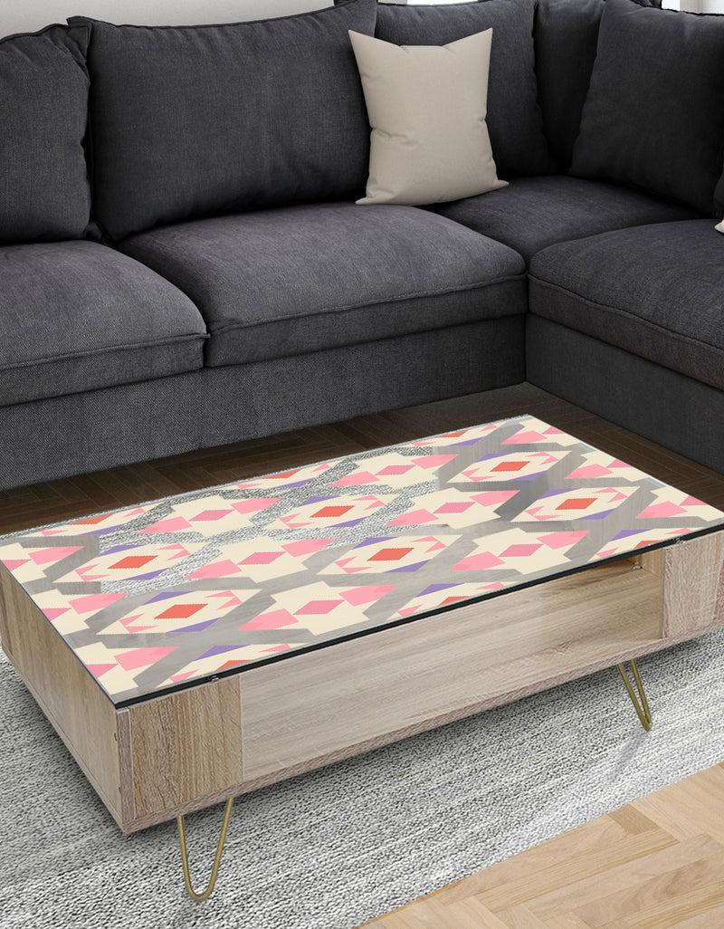DesignQ Triangular Retro Design VII - Glam Coffee Table