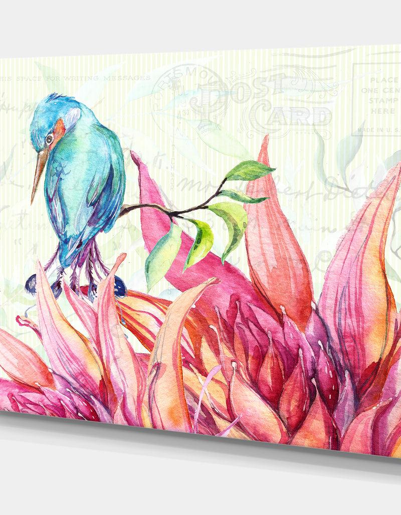 DesignQ Tropical Garden I - Cottage Premium Canvas Wall Art