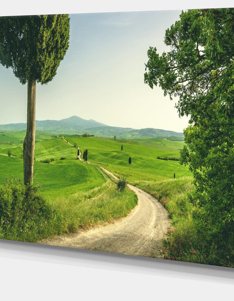 DesignQ Tuscan Place In Rural Area - Landscape Wall Artwork