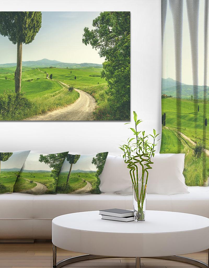 DesignQ Tuscan Place In Rural Area - Landscape Wall Artwork
