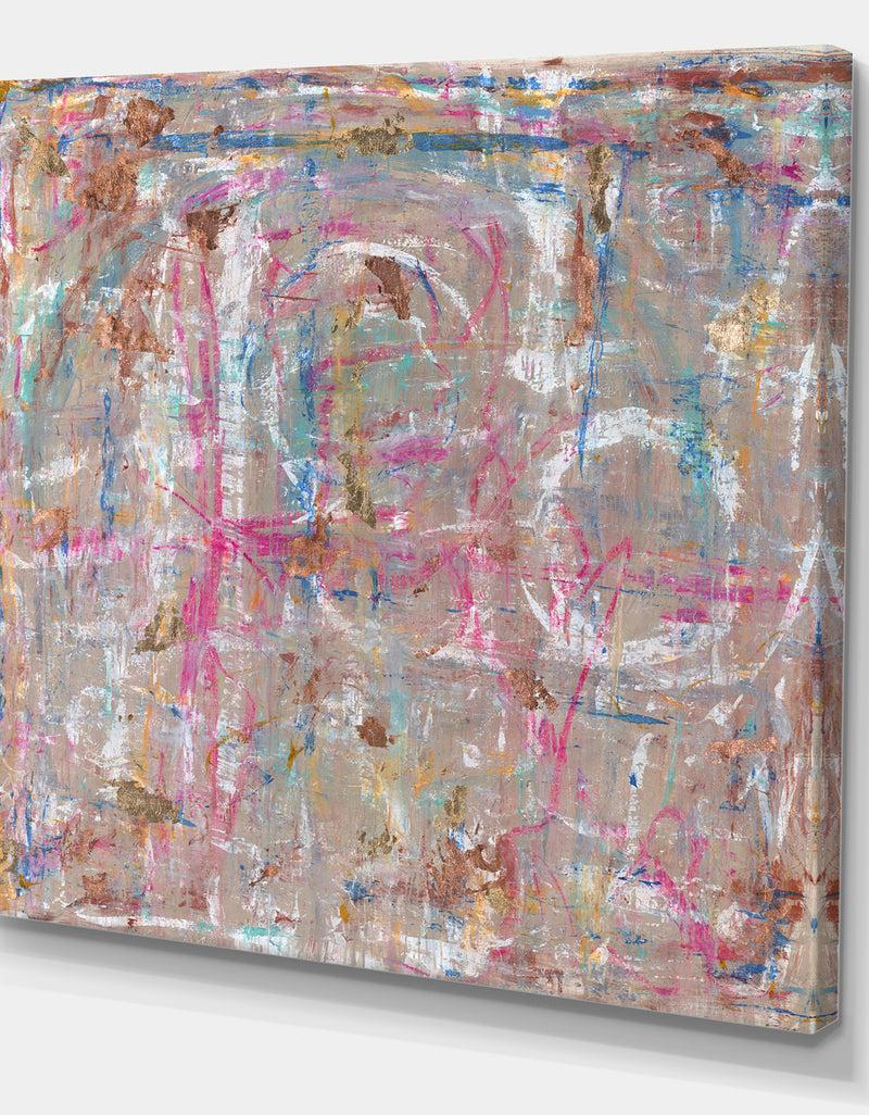 DesignQ Underground Street Art I - Modern & Contemporary Gallery-wrapped Canvas