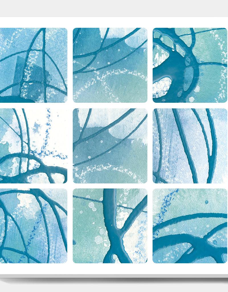 DesignQ Underwater Collage - Modern & Transitional Canvas Art