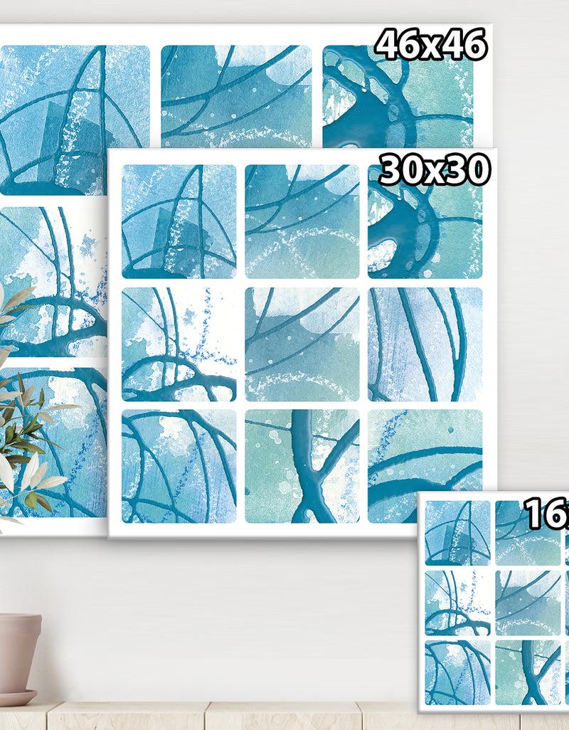 DesignQ Underwater Collage - Modern & Transitional Canvas Art