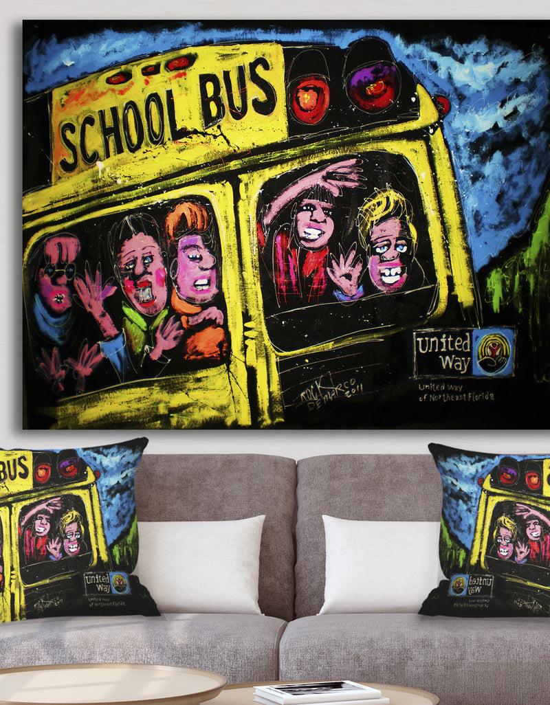 DesignQ United Way - Modern & Contemporary Gallery-wrapped Canvas