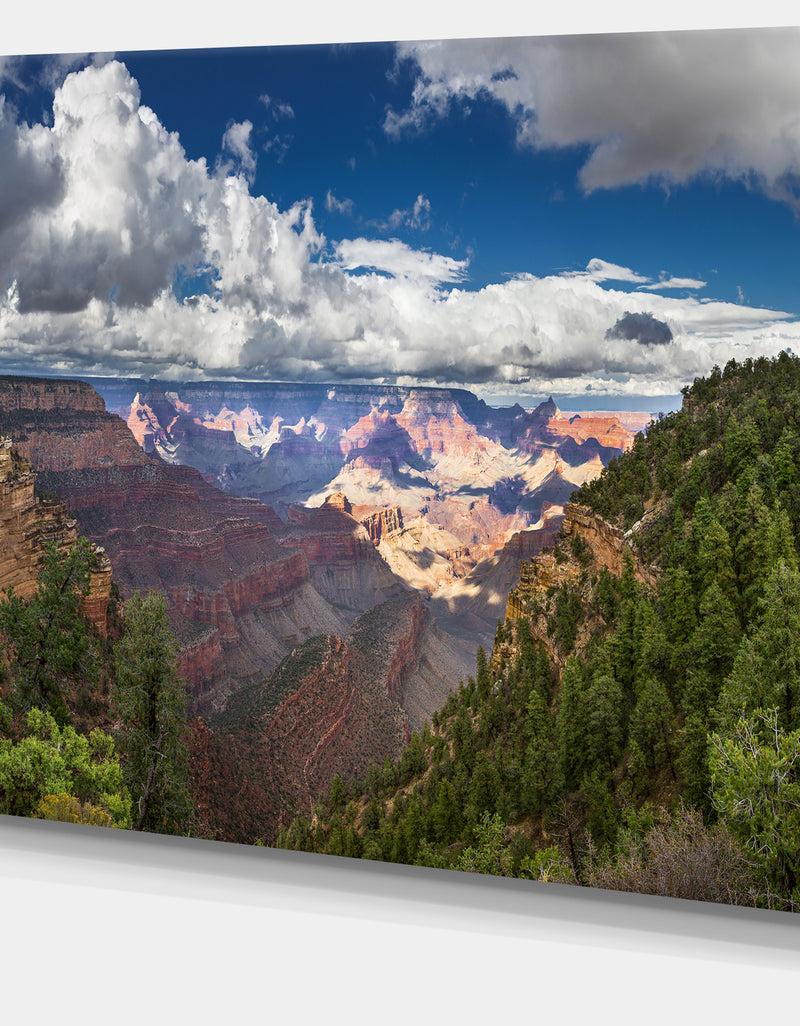 DesignQ US Grand Canyon In Colorado River - Modern Landscpae Wall Art