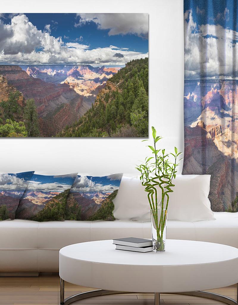 DesignQ US Grand Canyon in Colorado River - Modern Landscpae Wall Art