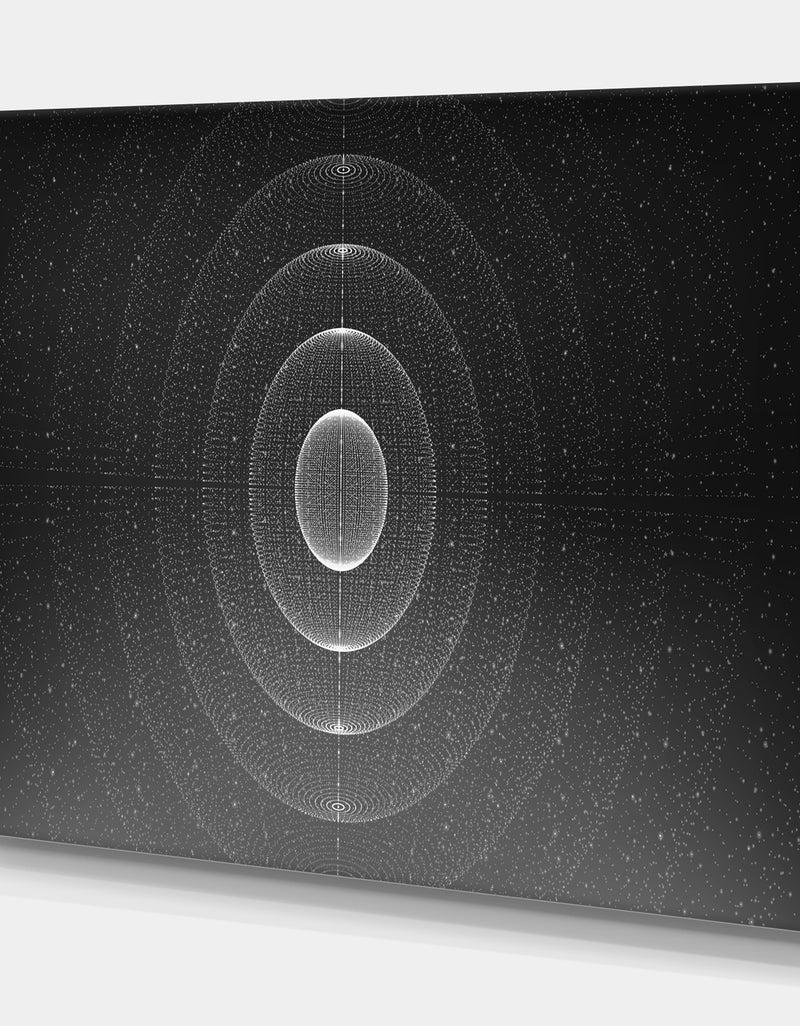 DesignQ Vector Interstellar Space Background'Extra Large Abstract Canvas Art Print