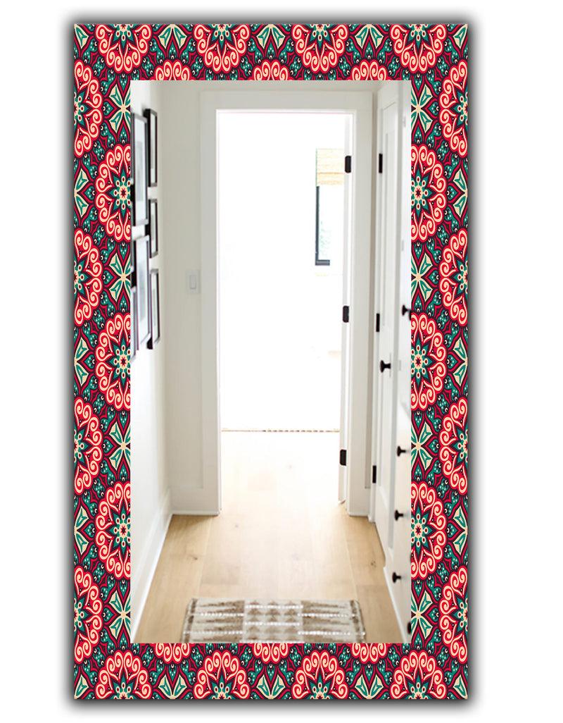 DesignQ Vintage Decorative Elements - Bohemian And Eclectic Mirror - Modern Wall Mirror