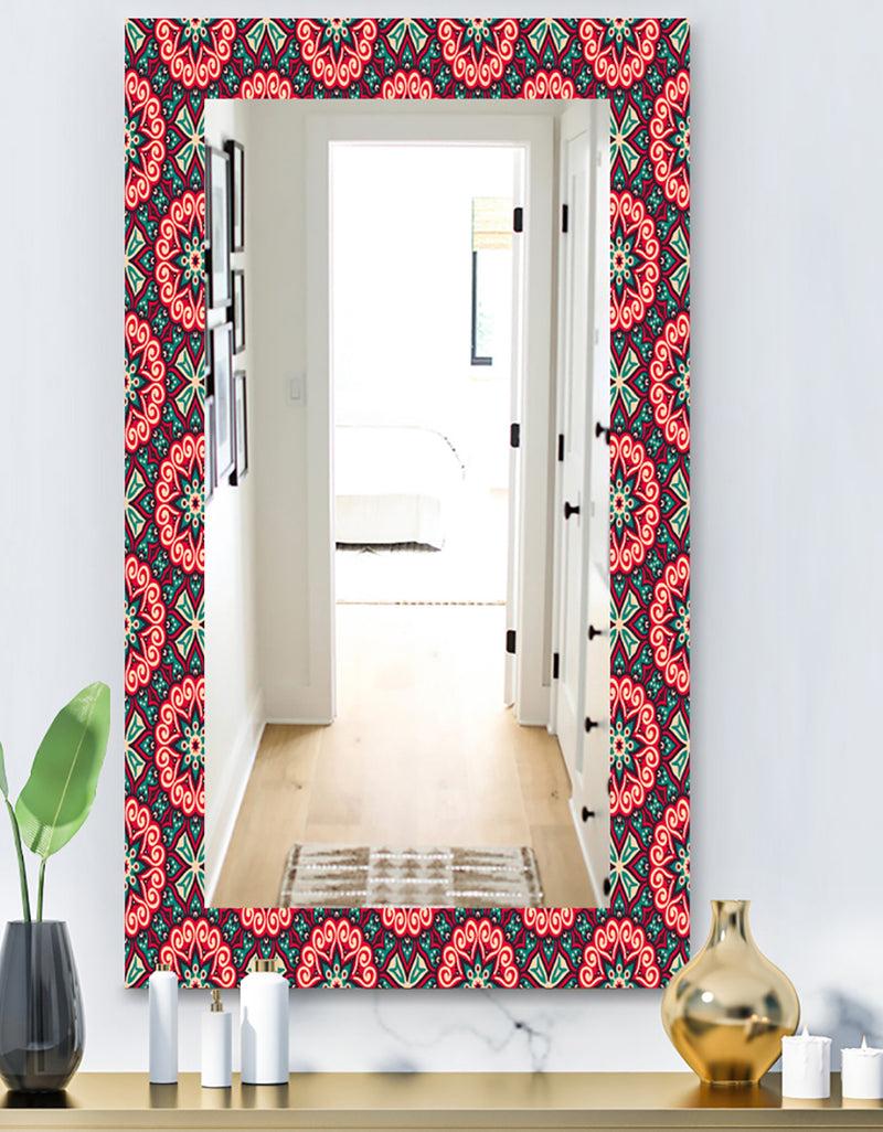 DesignQ Vintage Decorative Elements - Bohemian and Eclectic Mirror - Modern Wall Mirror