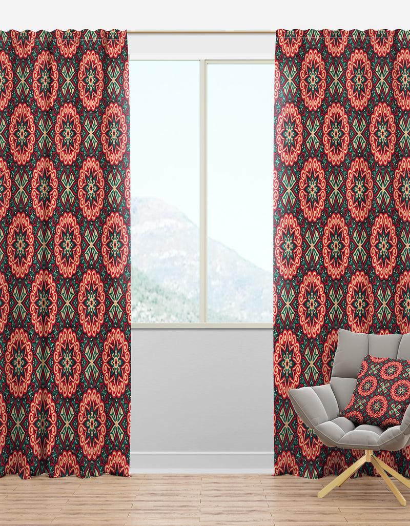 DesignQ Vintage Decorative Elements - Bohemian & Eclectic Curtain Panels