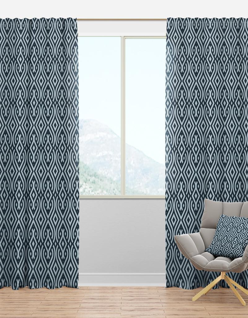 DesignQ Vintage Pattern - Scandinavian Curtain Panels