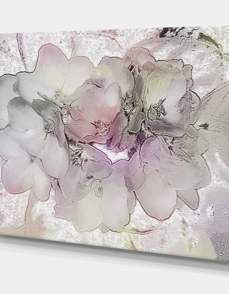 DesignQ Violets Are Not Always Blue - Cottage Premium Canvas Wall Art